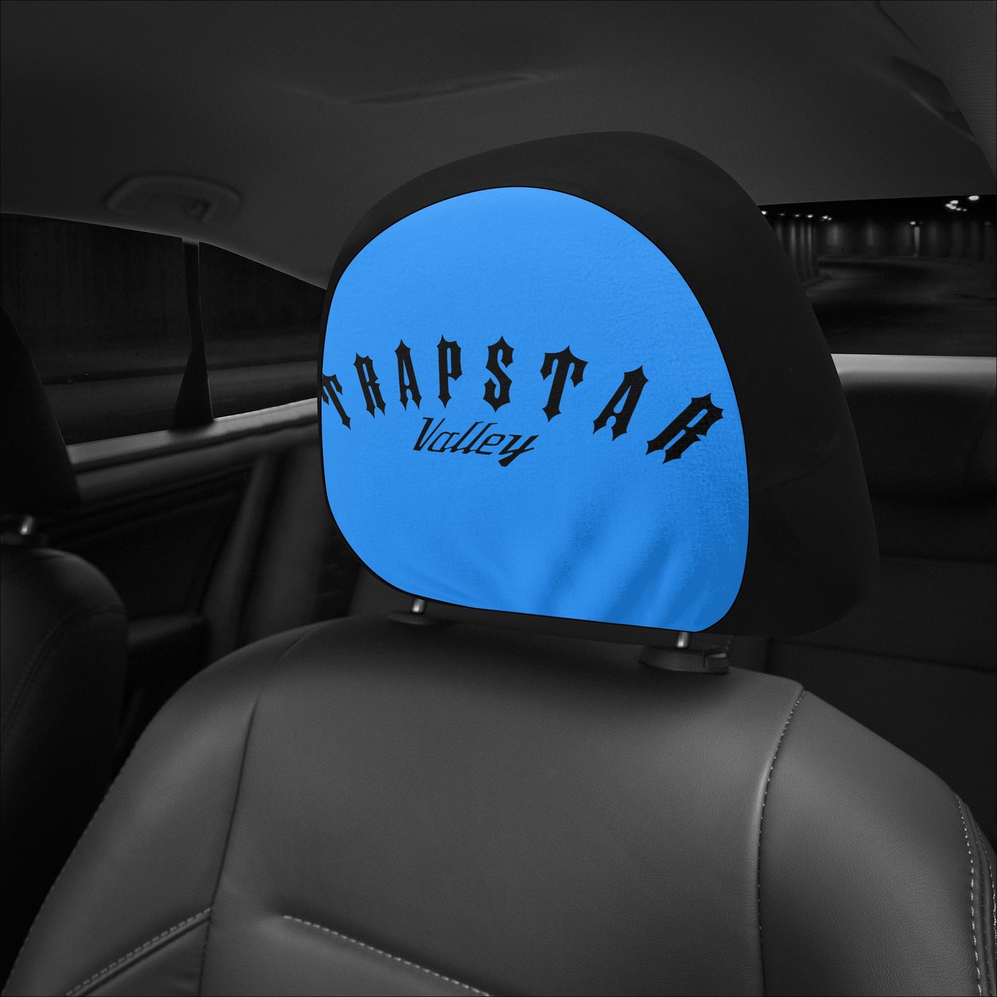 Trap Star Valley Blue Car Headrest Covers