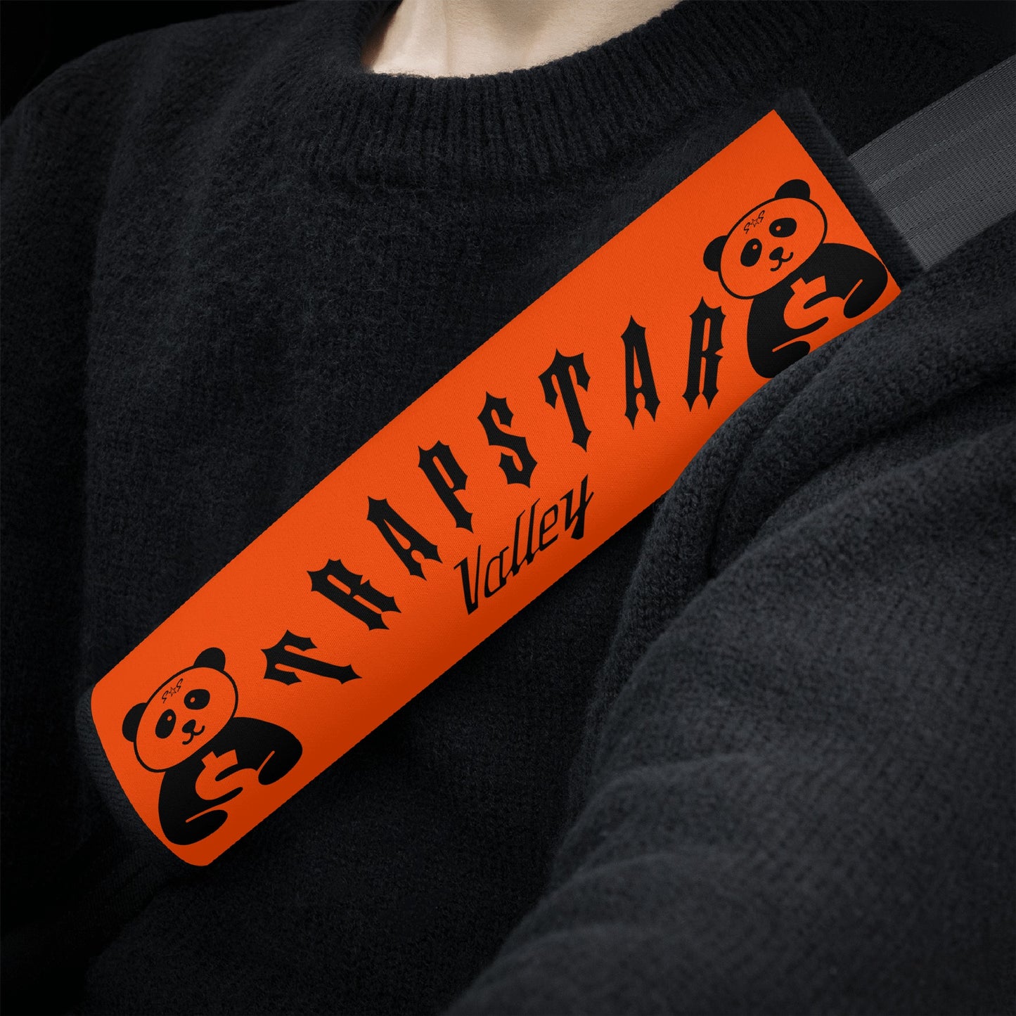 Trap Star Valley Panda 1.0 Dark Orange Car Seat Belt Covers