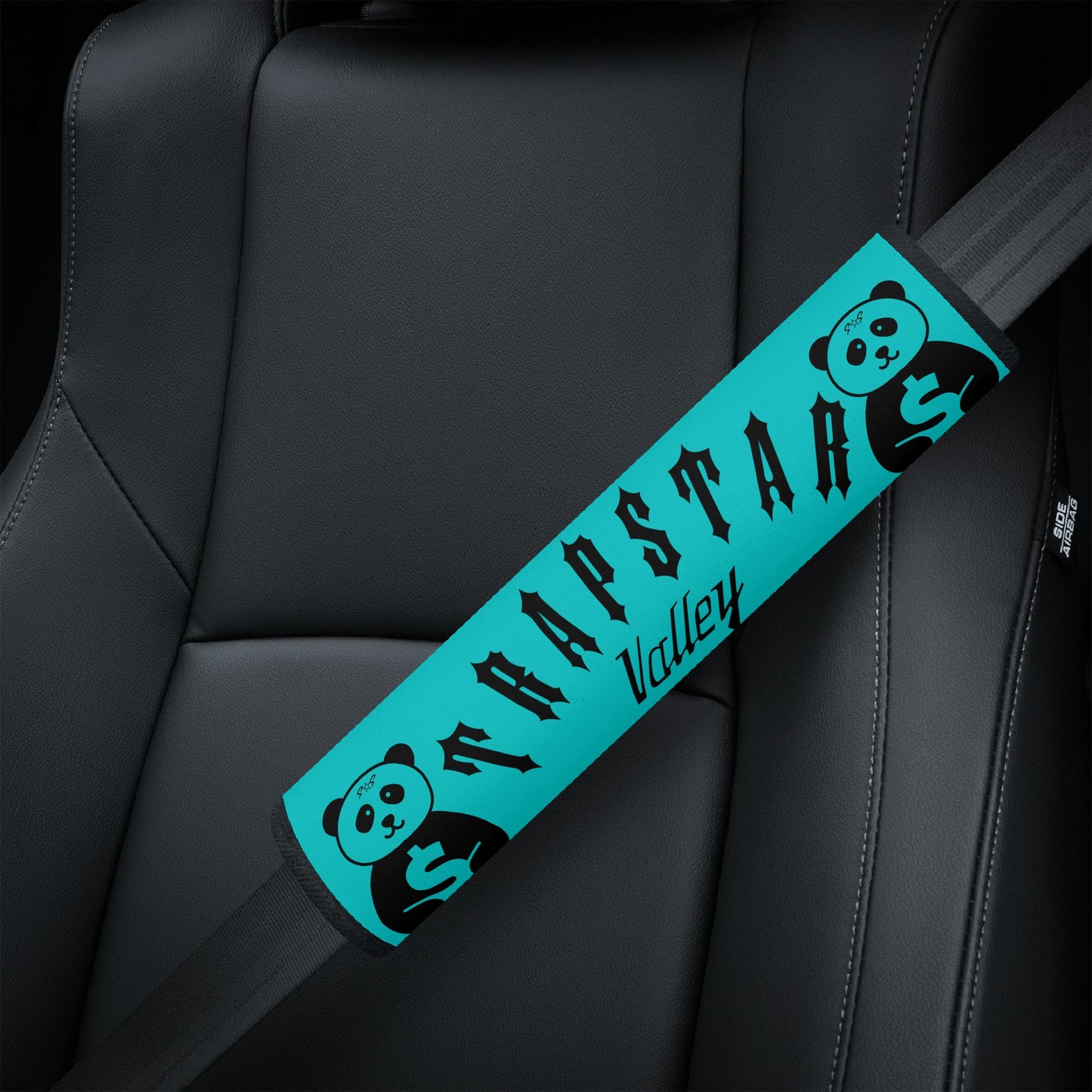 Trap Star Valley Panda 1.0 Turquoise Car Seat Belt Covers