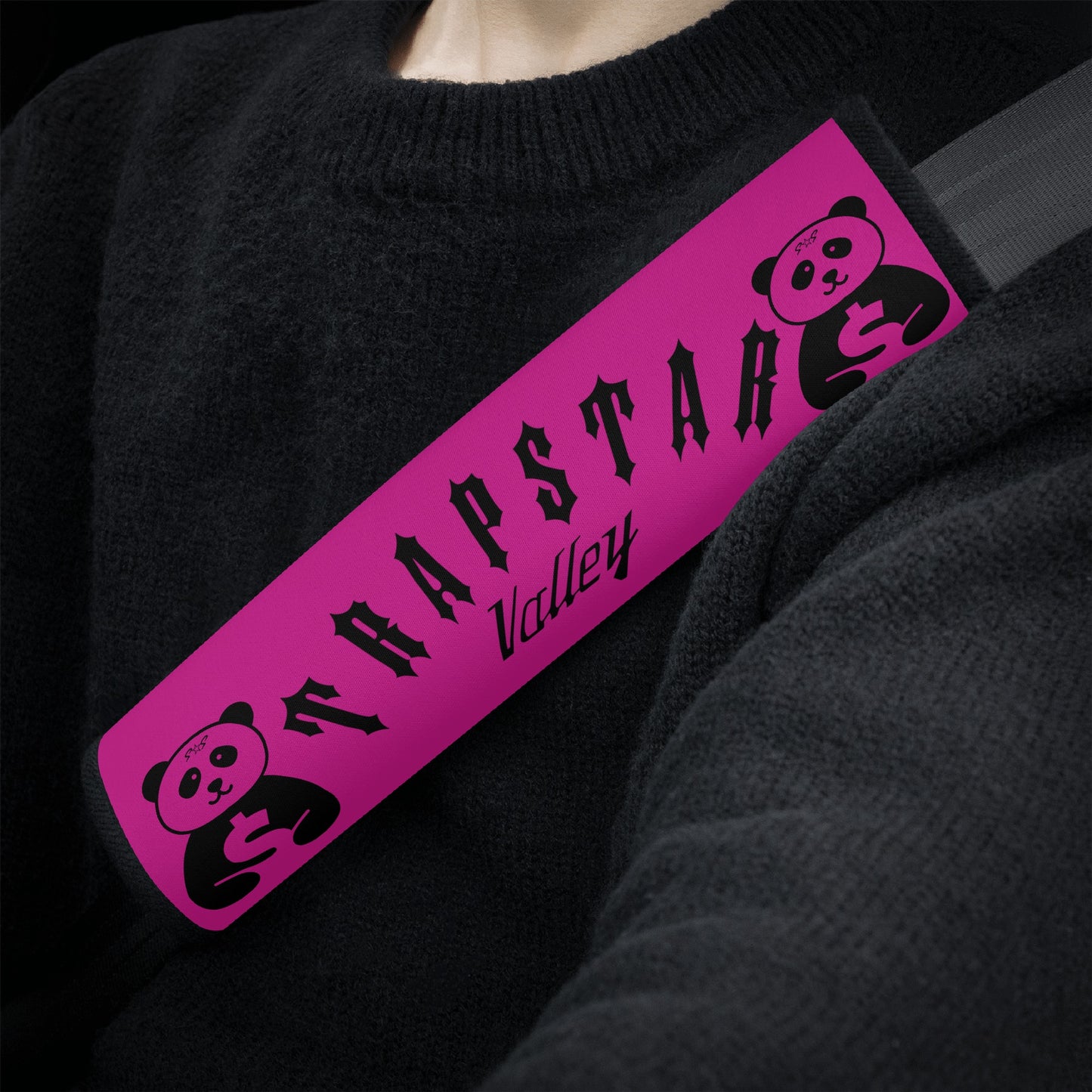 Trap Star Valley Panda 1.0 Purple Car Seat Belt Covers