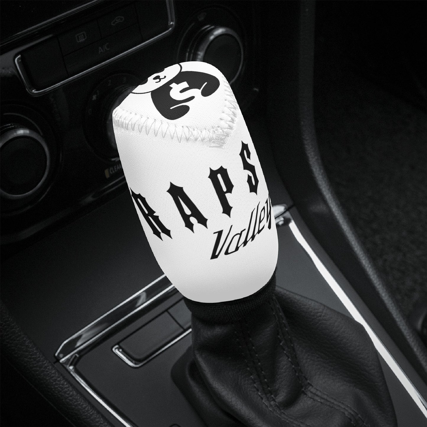 Trap Star Valley Panda 1.0 White Car Shifter Gear Cover