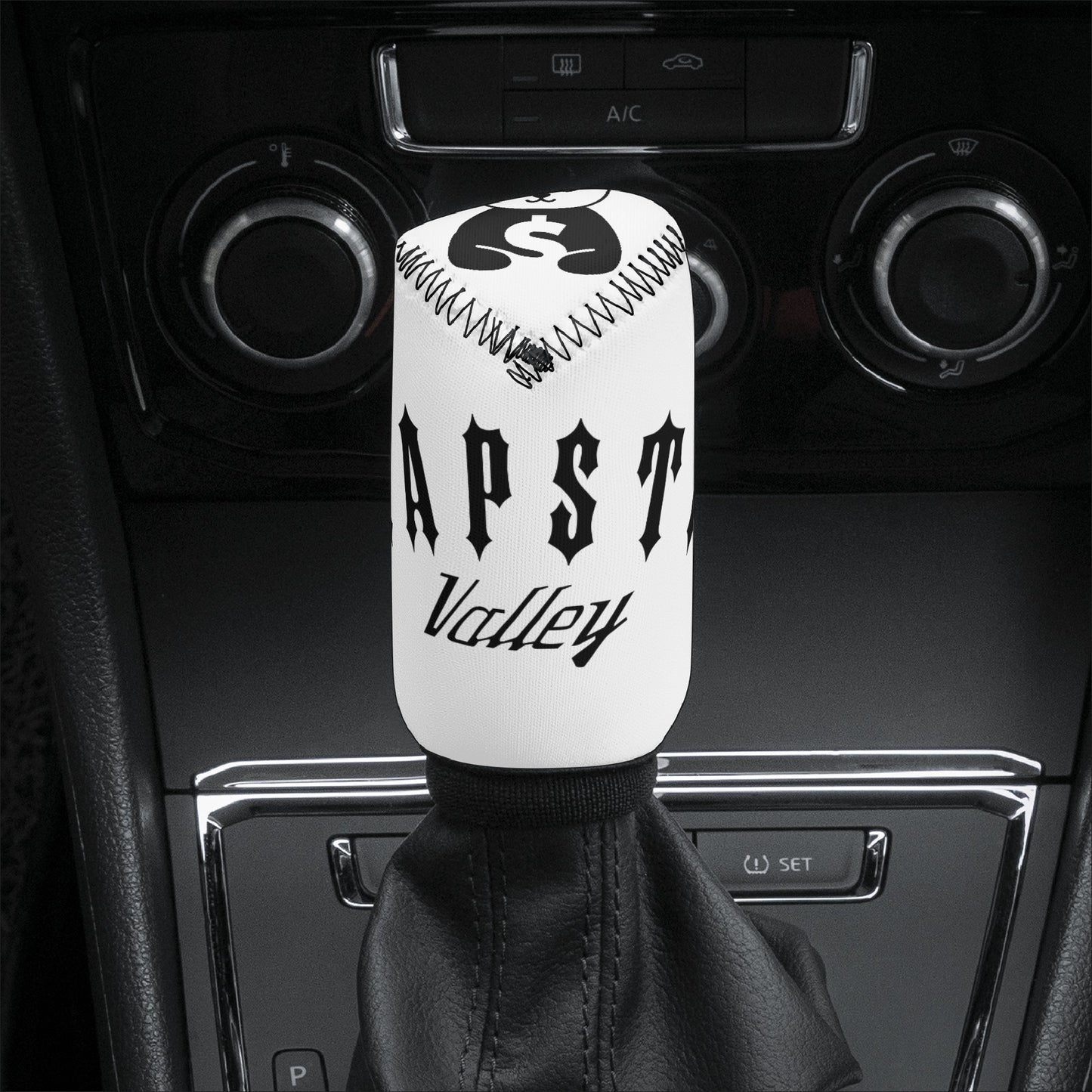 Trap Star Valley Panda 1.0 White Car Shifter Gear Cover