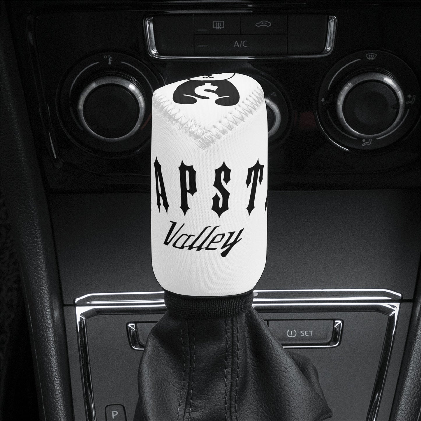 Trap Star Valley Panda 1.0 White Car Shifter Gear Cover