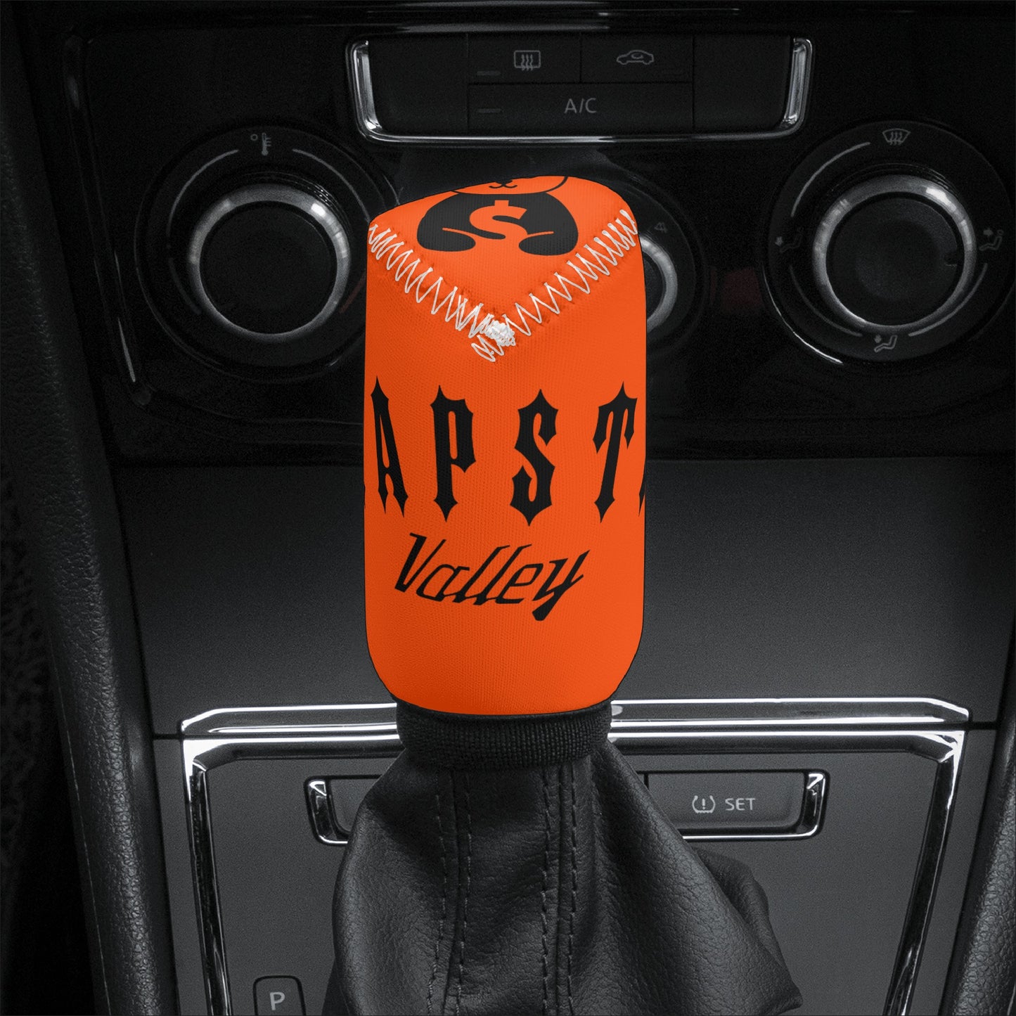 Trap Star Valley Panda 1.0 Dark Orange Car Shifter Gear Cover