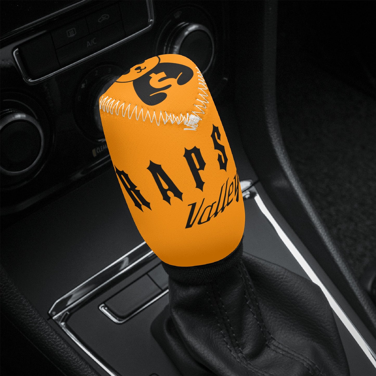 Trap Star Valley Panda 1.0 Orange Car Shifter Gear Cover