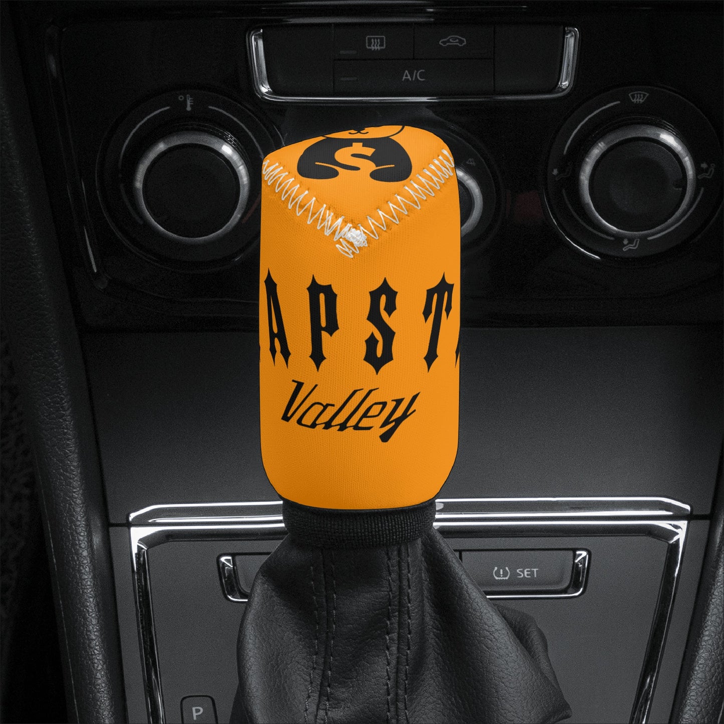 Trap Star Valley Panda 1.0 Orange Car Shifter Gear Cover