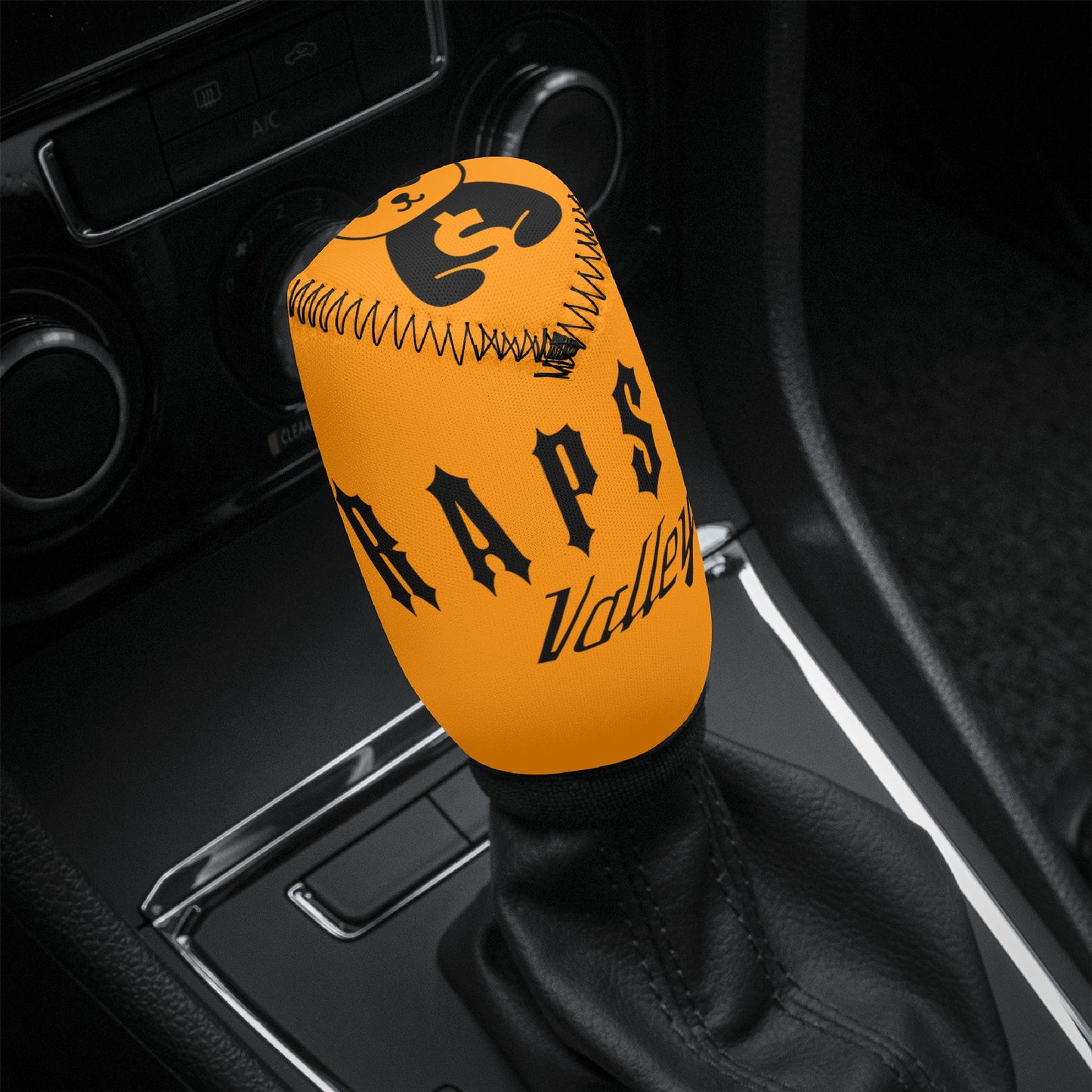 Trap Star Valley Panda 1.0 Orange Car Shifter Gear Cover