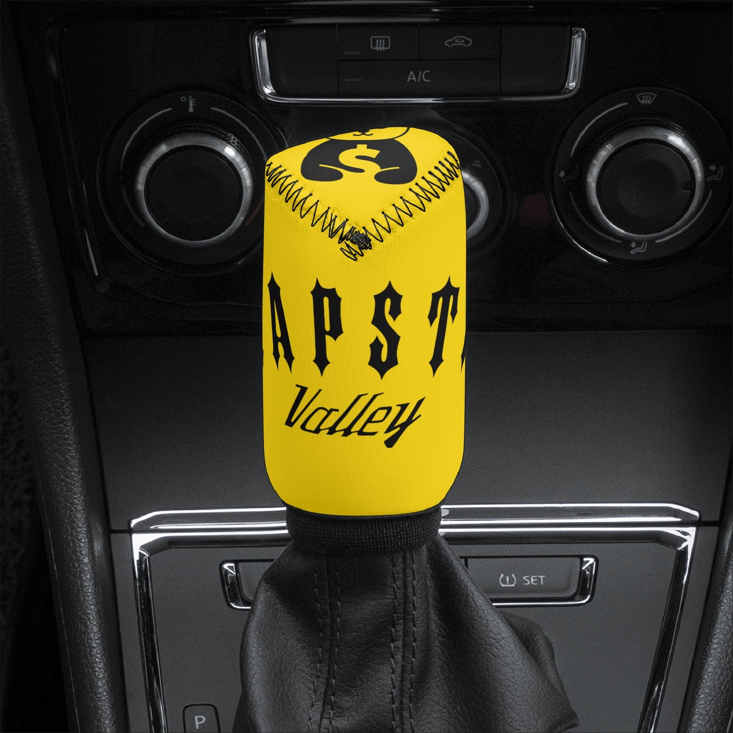 Trap Star Valley Panda 1.0 Gold Car Shifter Gear Cover