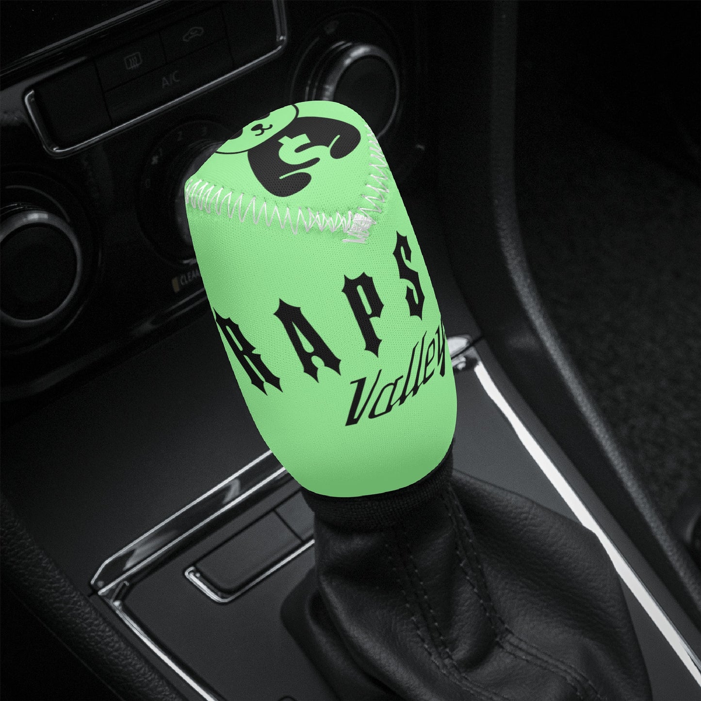 Trap Star Valley Panda 1.0 Mint Green Car Shifter Gear Cover