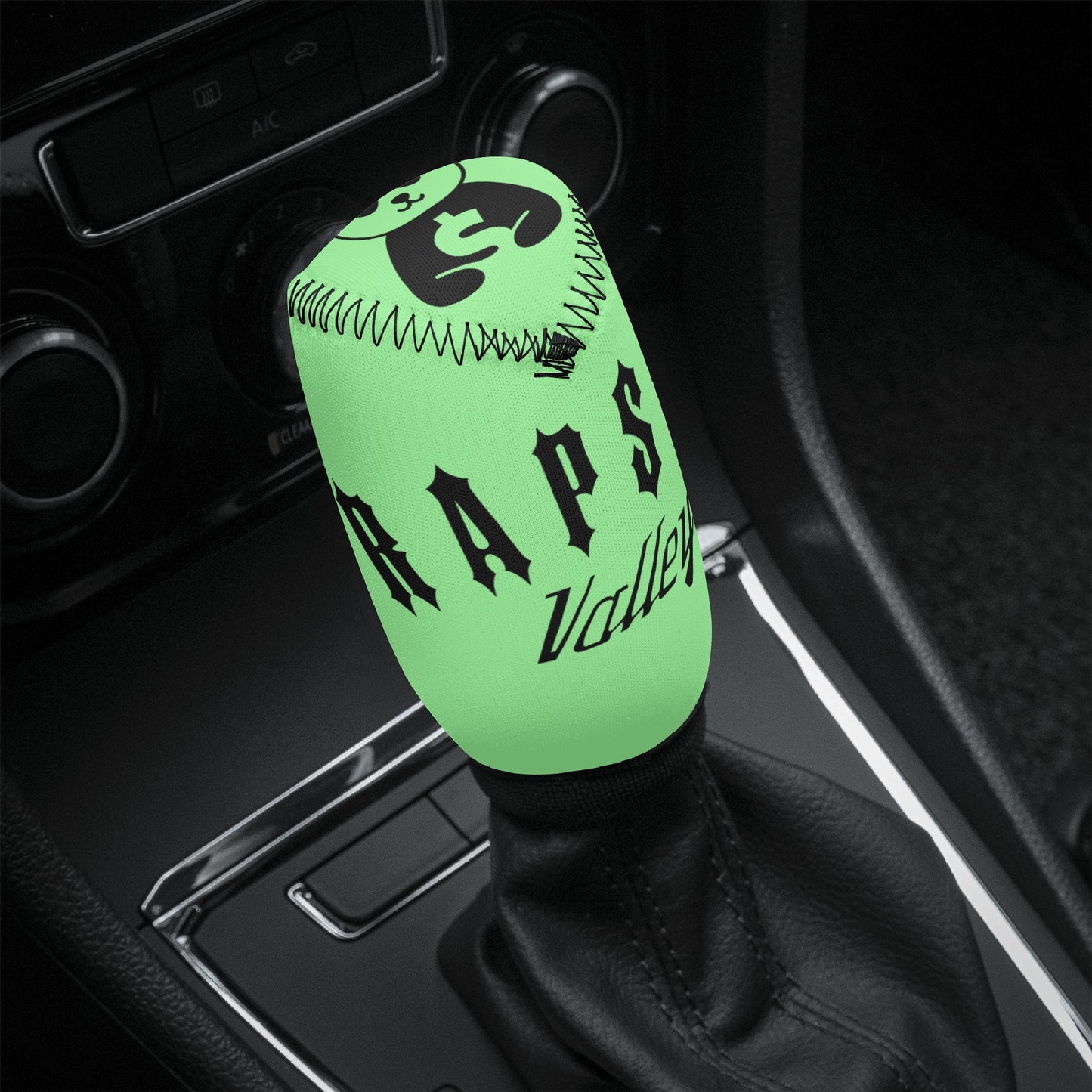 Trap Star Valley Panda 1.0 Mint Green Car Shifter Gear Cover