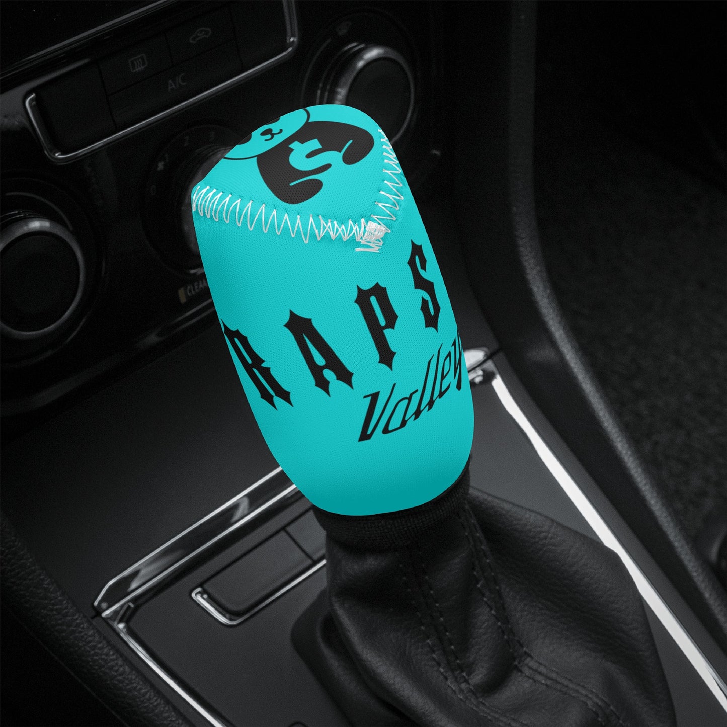 Trap Star Valley Panda 1.0 Turquoise Car Shifter Gear Cover