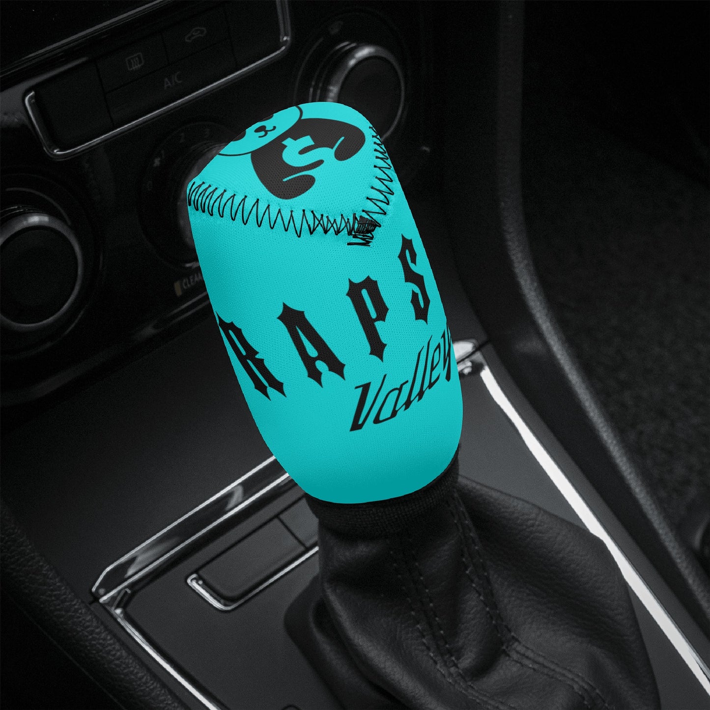 Trap Star Valley Panda 1.0 Turquoise Car Shifter Gear Cover