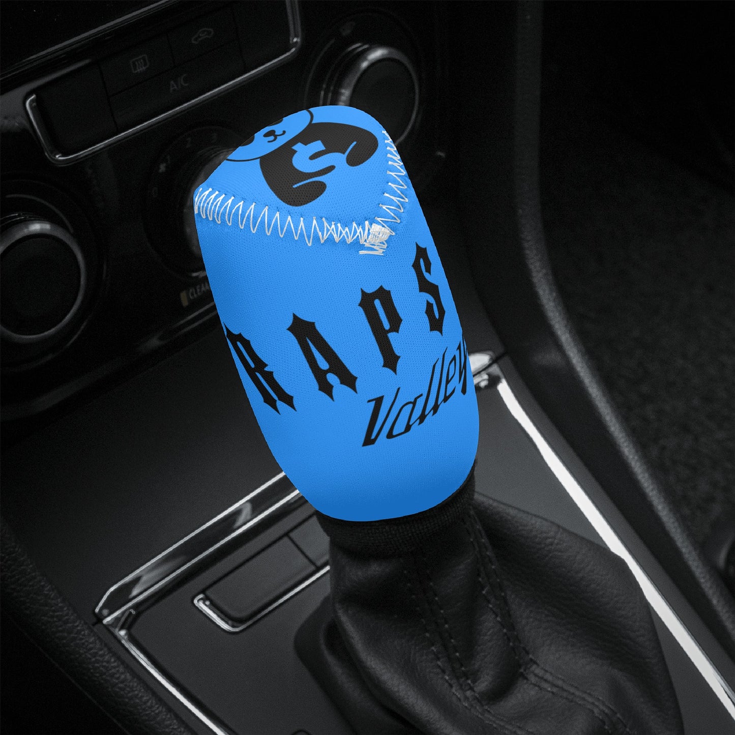 Trap Star Valley Panda 1.0 Blue Car Shifter Gear Cover