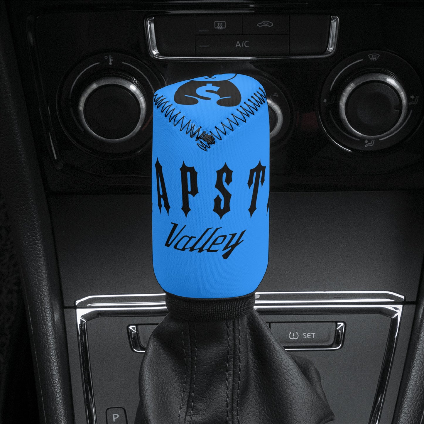 Trap Star Valley Panda 1.0 Blue Car Shifter Gear Cover