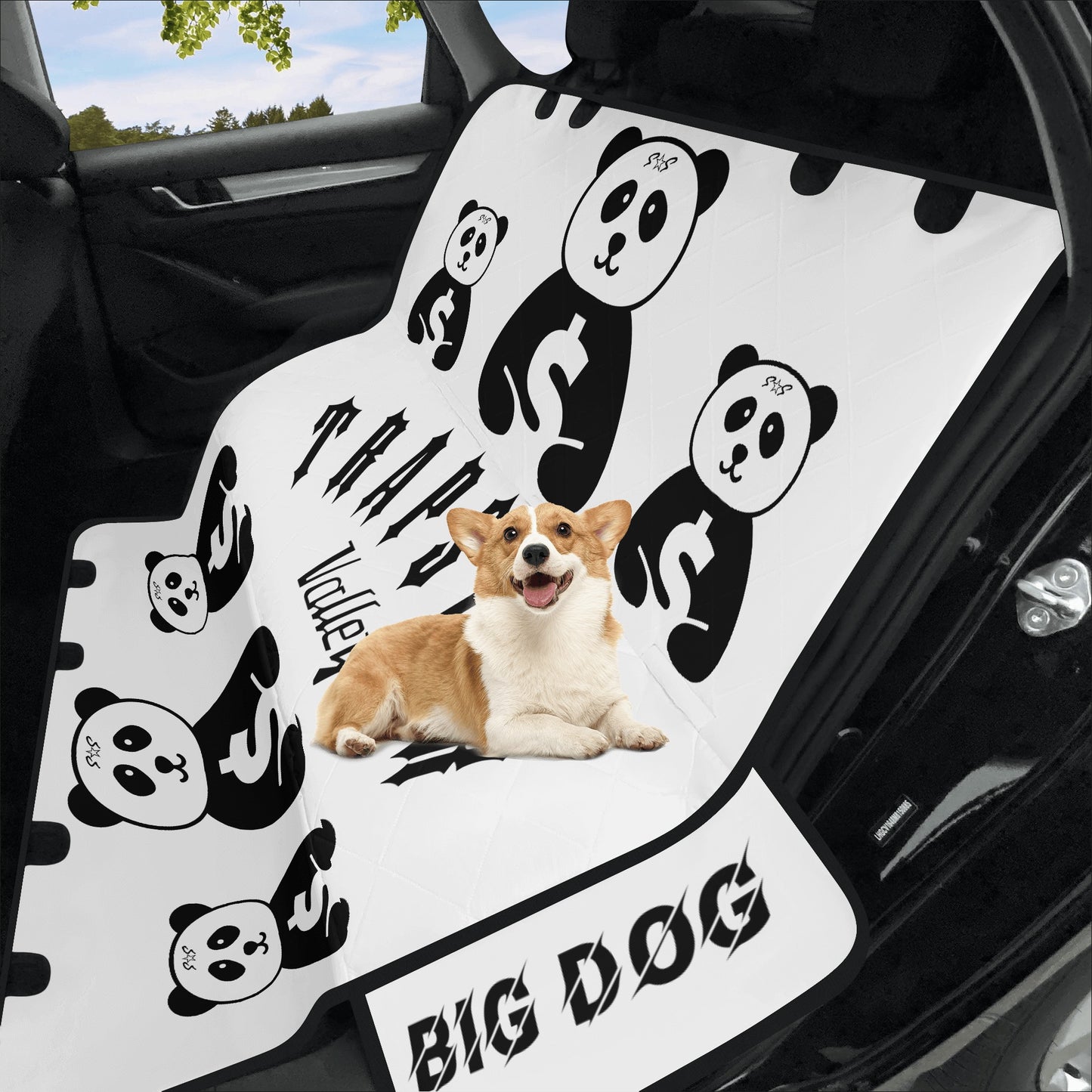 Trap Star Valley Panda 1.0 White Car Pet Seat Covers