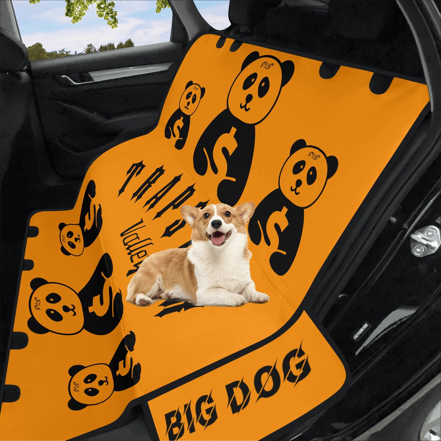 Trap Star Valley Panda 1.0 Orange Car Pet Seat Covers