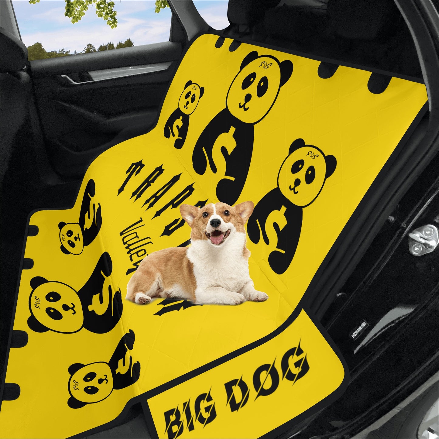 Trap Star Valley Panda 1.0 Gold Car Pet Seat Covers