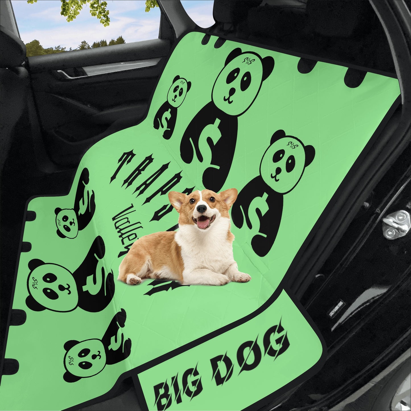 Trap Star Valley Panda 1.0 Mint Green Car Pet Seat Covers