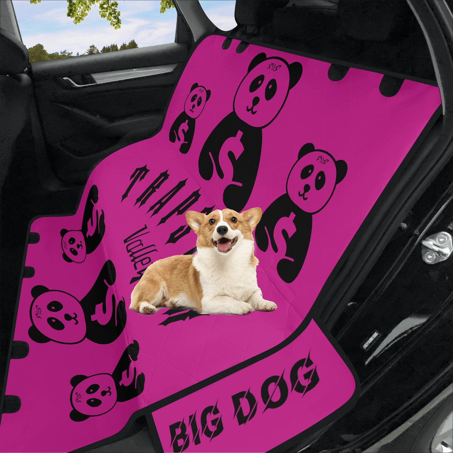 Trap Star Valley Panda 1.0 Purple Car Pet Seat Covers