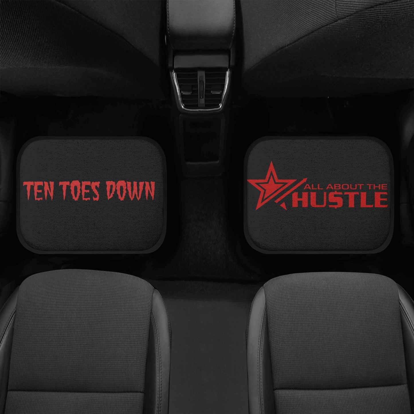 T.T.D Ten Toes Down Back and Front Car Floor Mats