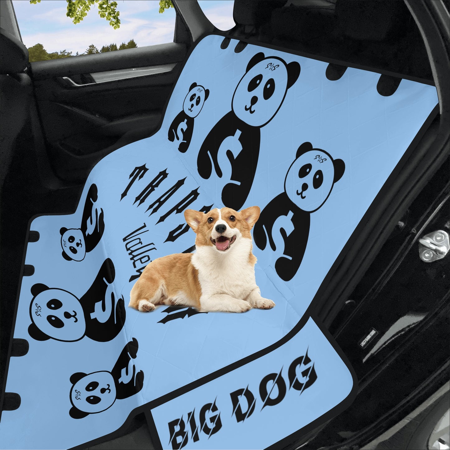 Trap Star Valley Panda 1.0 Sky Blue Car Pet Seat Covers