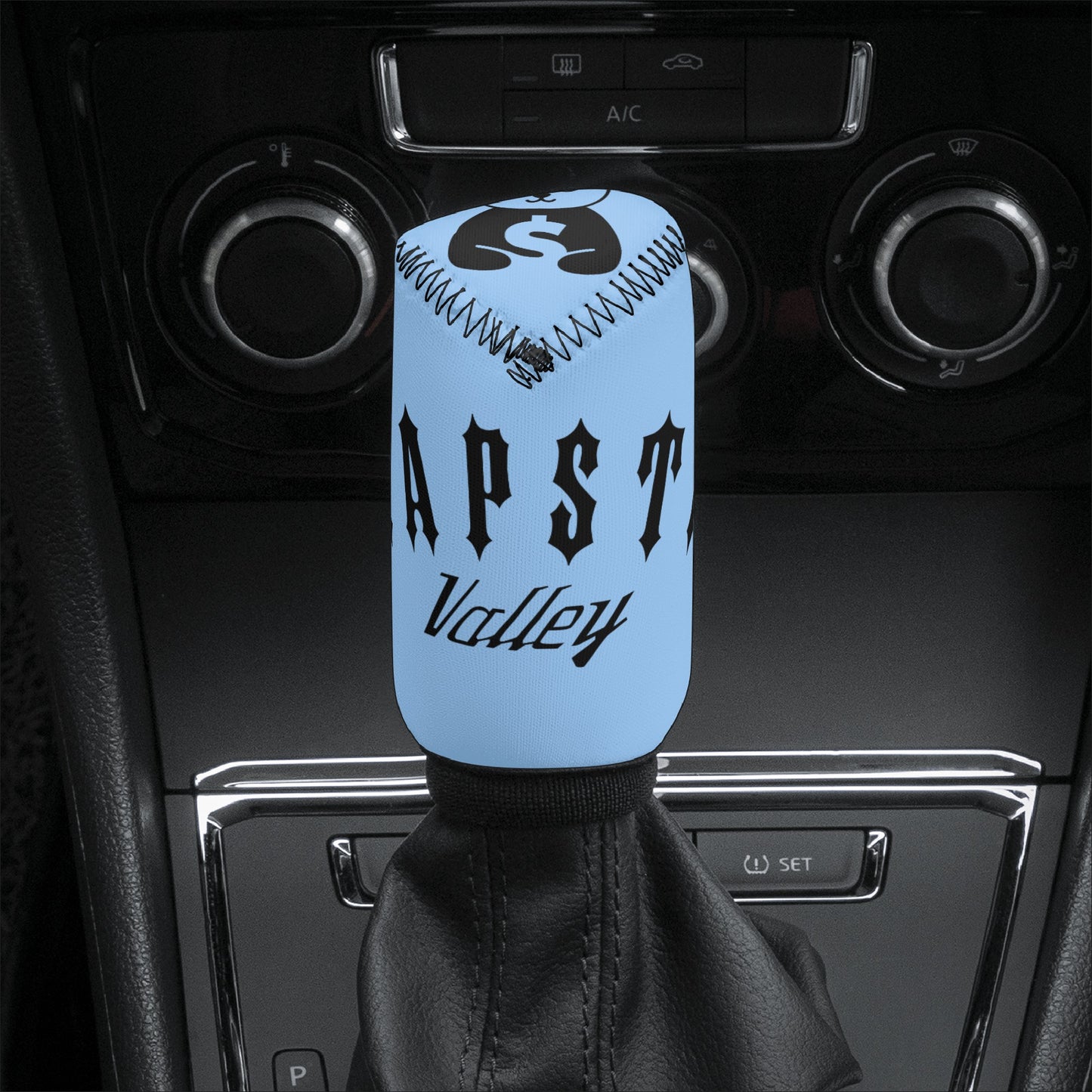 Trap Star Valley Panda 1.0 Sky Blue Car Shifter Gear Cover