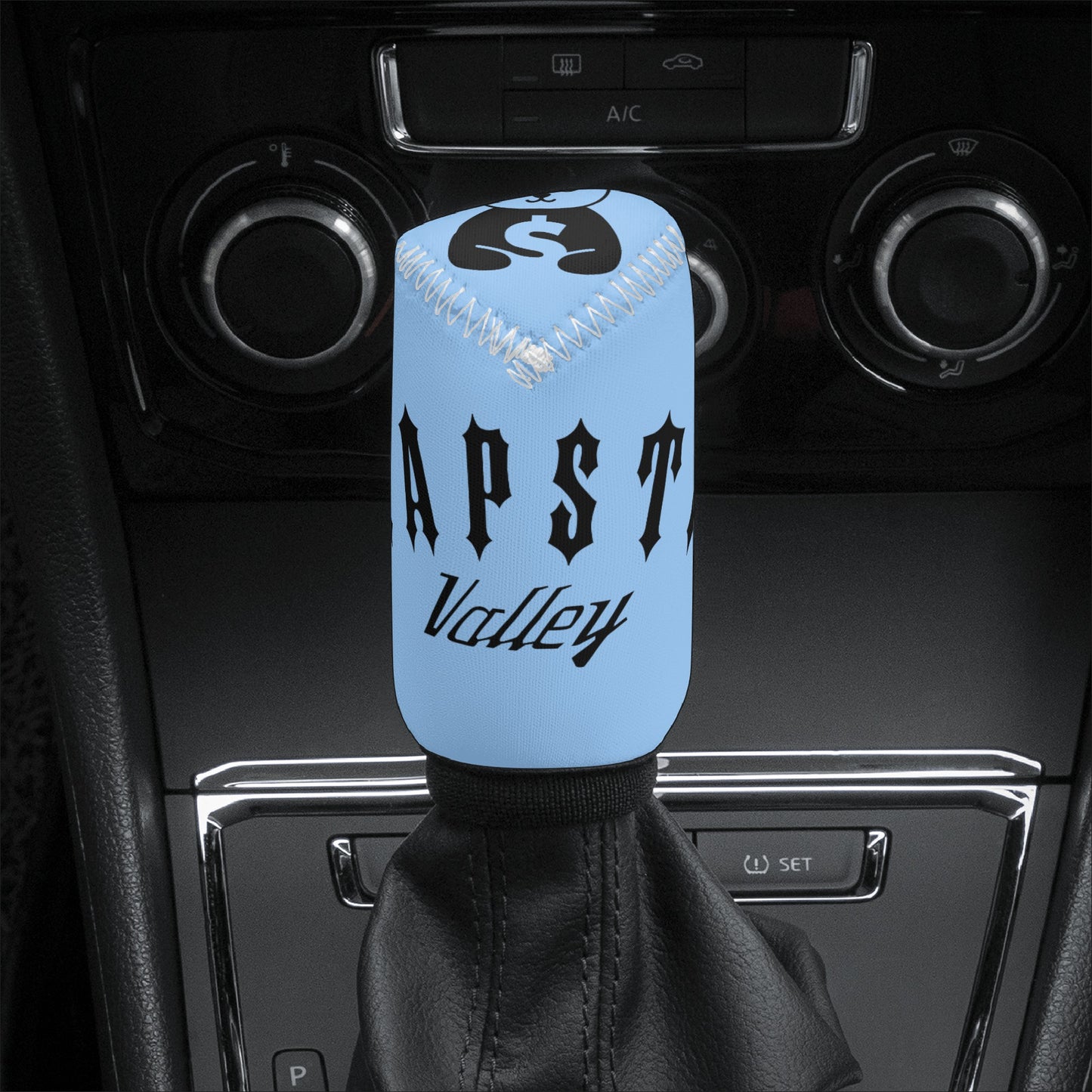 Trap Star Valley Panda 1.0 Sky Blue Car Shifter Gear Cover