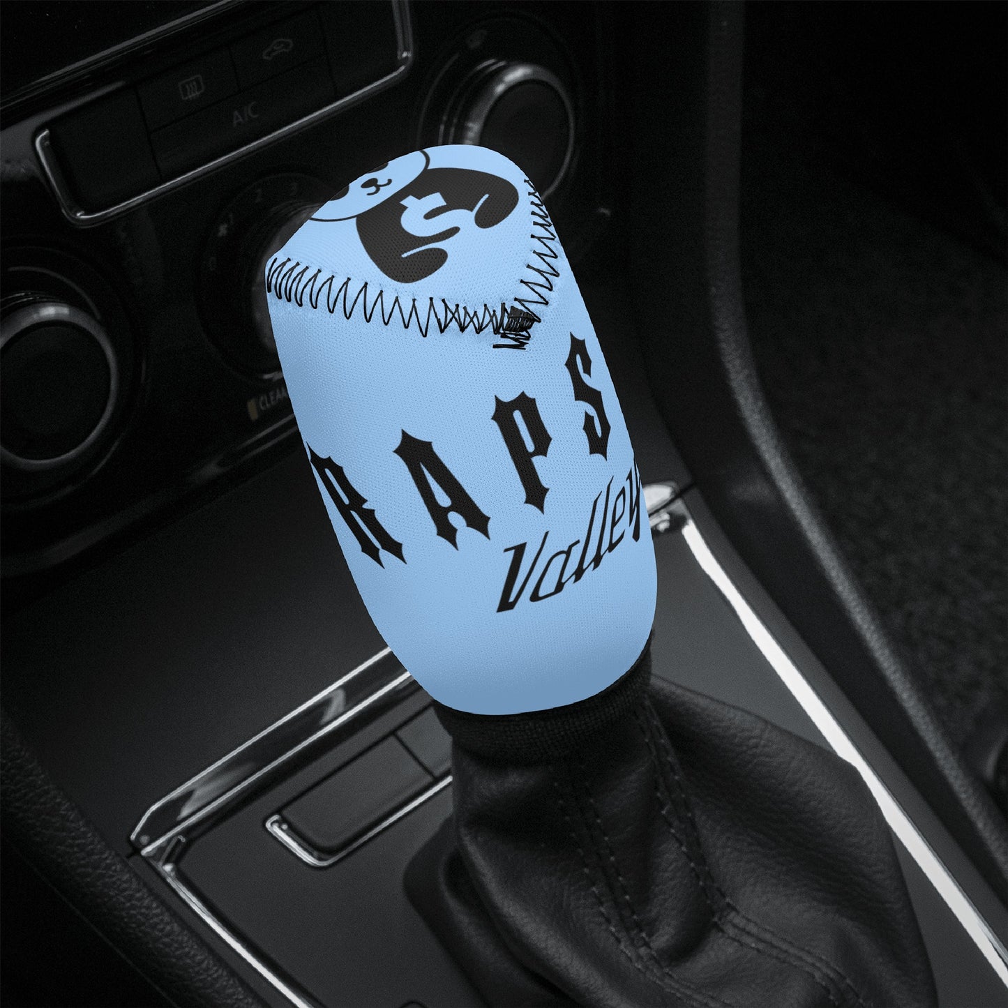 Trap Star Valley Panda 1.0 Sky Blue Car Shifter Gear Cover