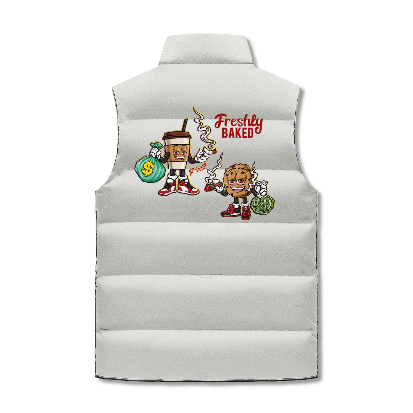 Freshly Baked 420 Edition Mens Hooded Puffer Vest