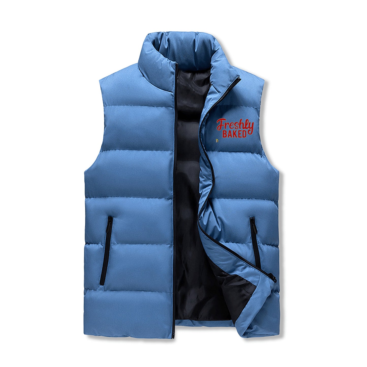 Freshly Baked 420 Edition Mens Hooded Puffer Vest