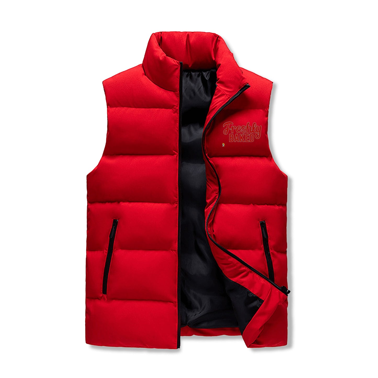 Freshly Baked 420 Edition Mens Hooded Puffer Vest