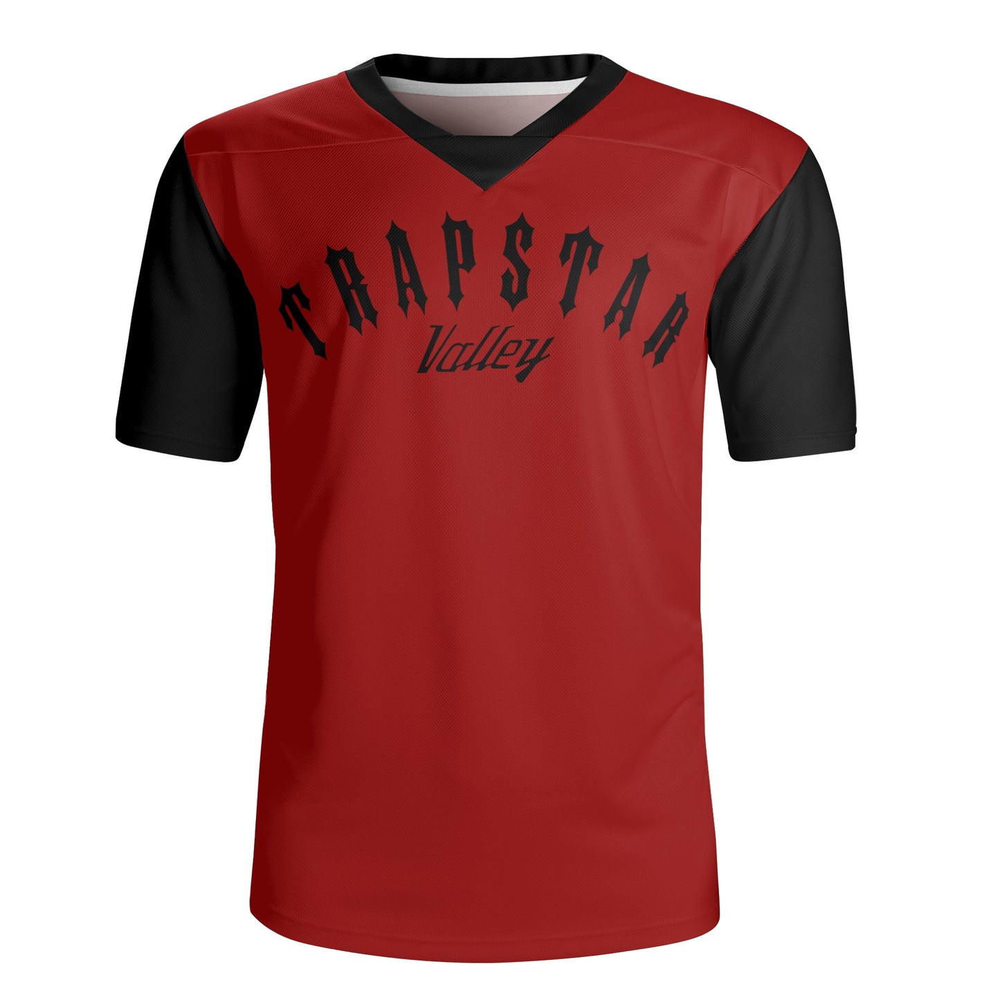 Trap Star Valley Panda 1.0 Mens Maroon Rugby Jersey