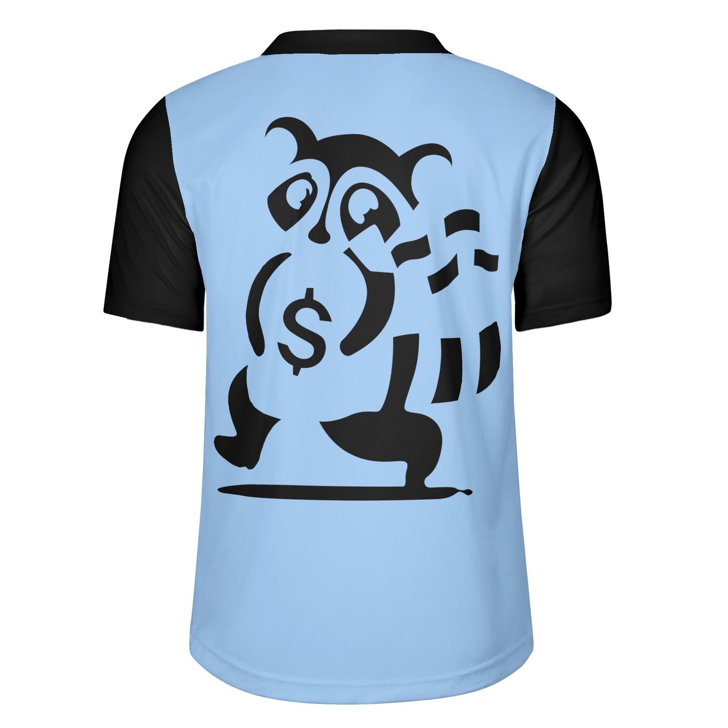 Trap Star Valley Raccoon Goon 2.0 Mens Sky Blue Rugby Jersey