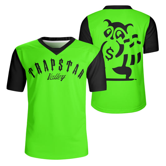 Trap Star Valley Raccoon Goon 2.0 Mens Goo Green Rugby Jersey