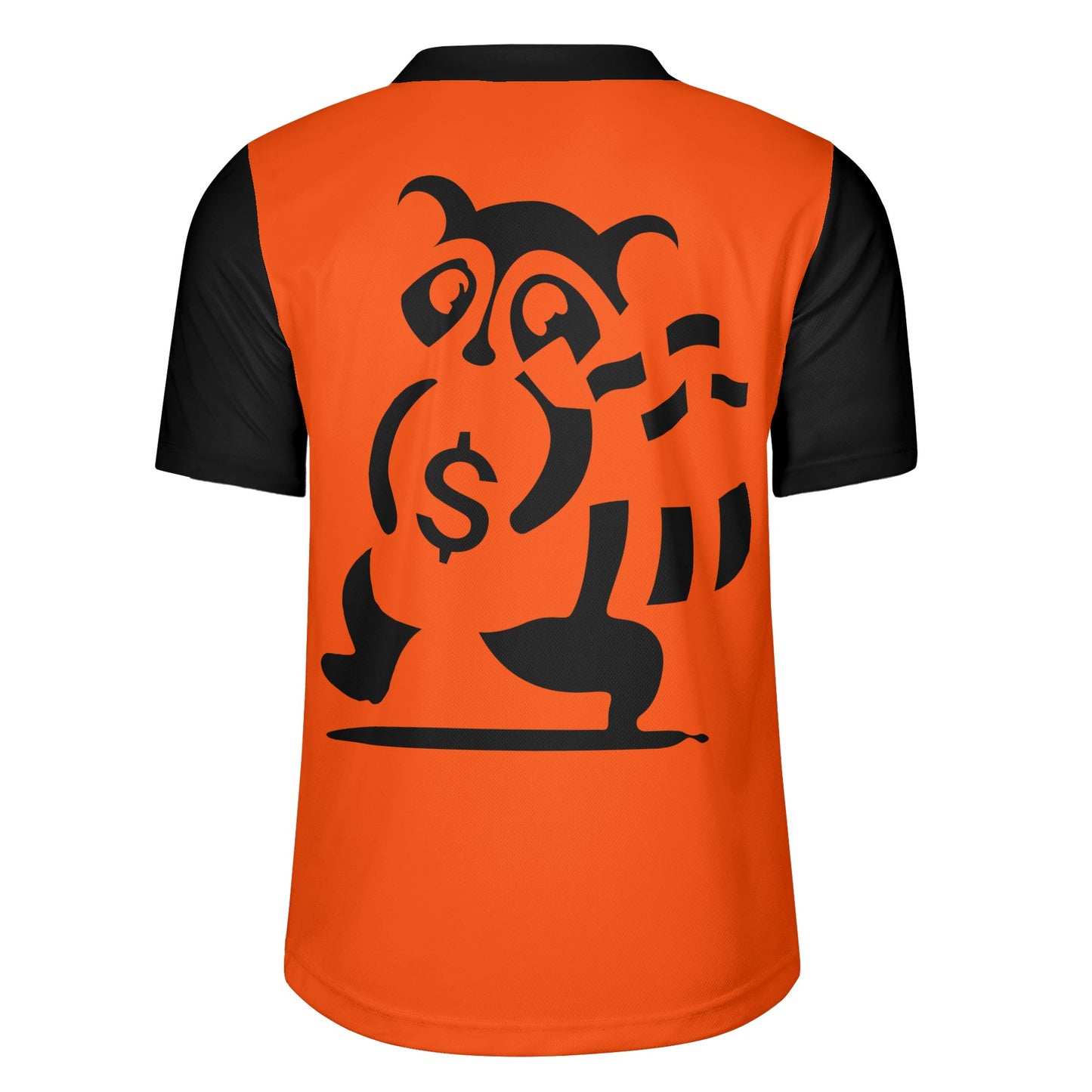 Trap Star Valley Raccoon Goon 2.0 Mens Dark Orange Rugby Jersey