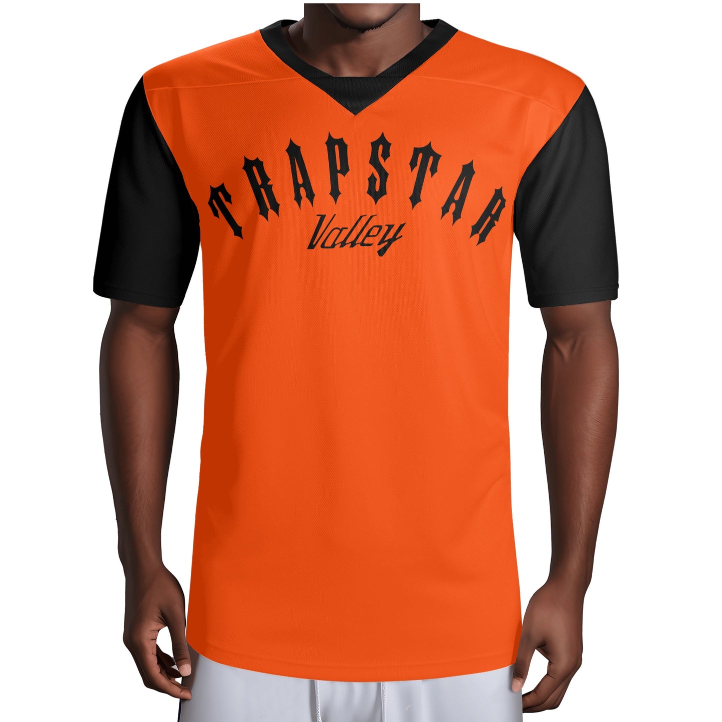 Trap Star Valley Raccoon Goon 2.0 Mens Dark Orange Rugby Jersey