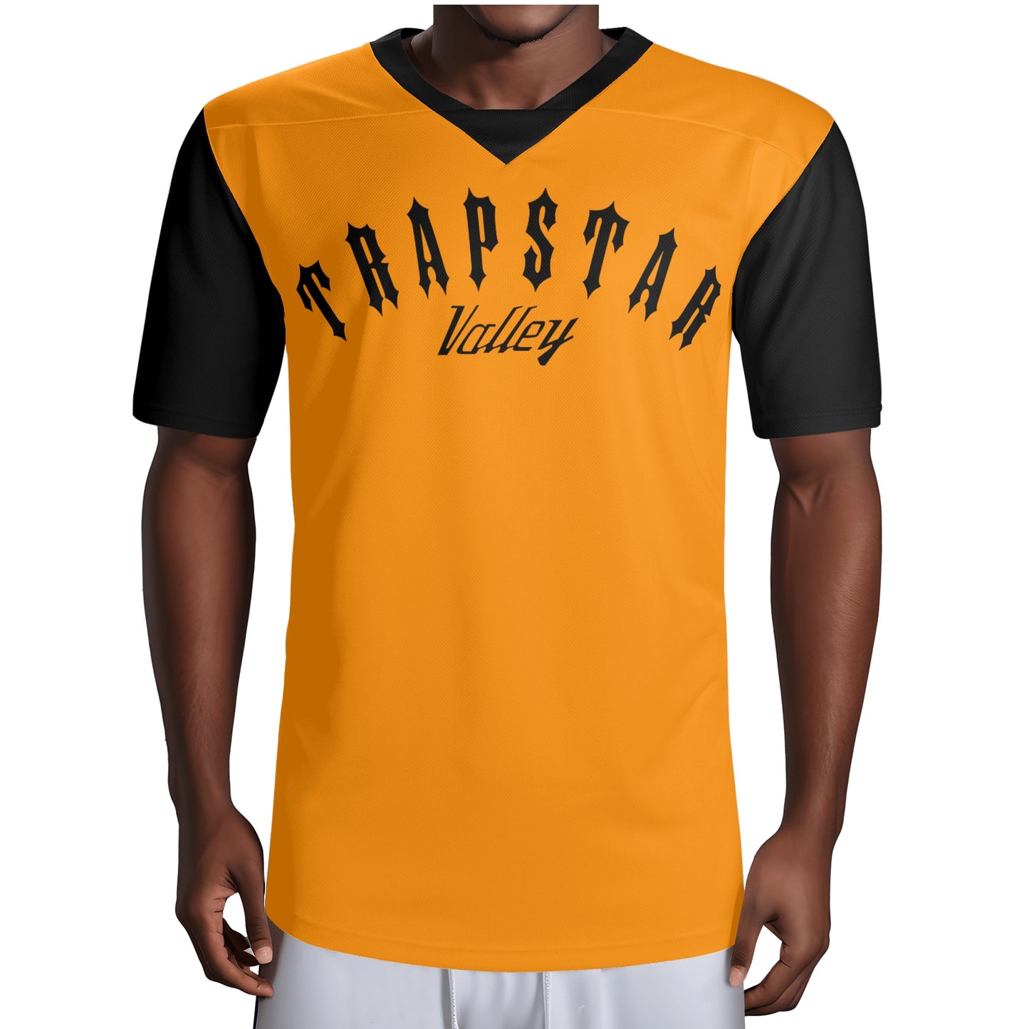 Trap Star Valley Raccoon Goon 2.0 Mens Orange Rugby Jersey