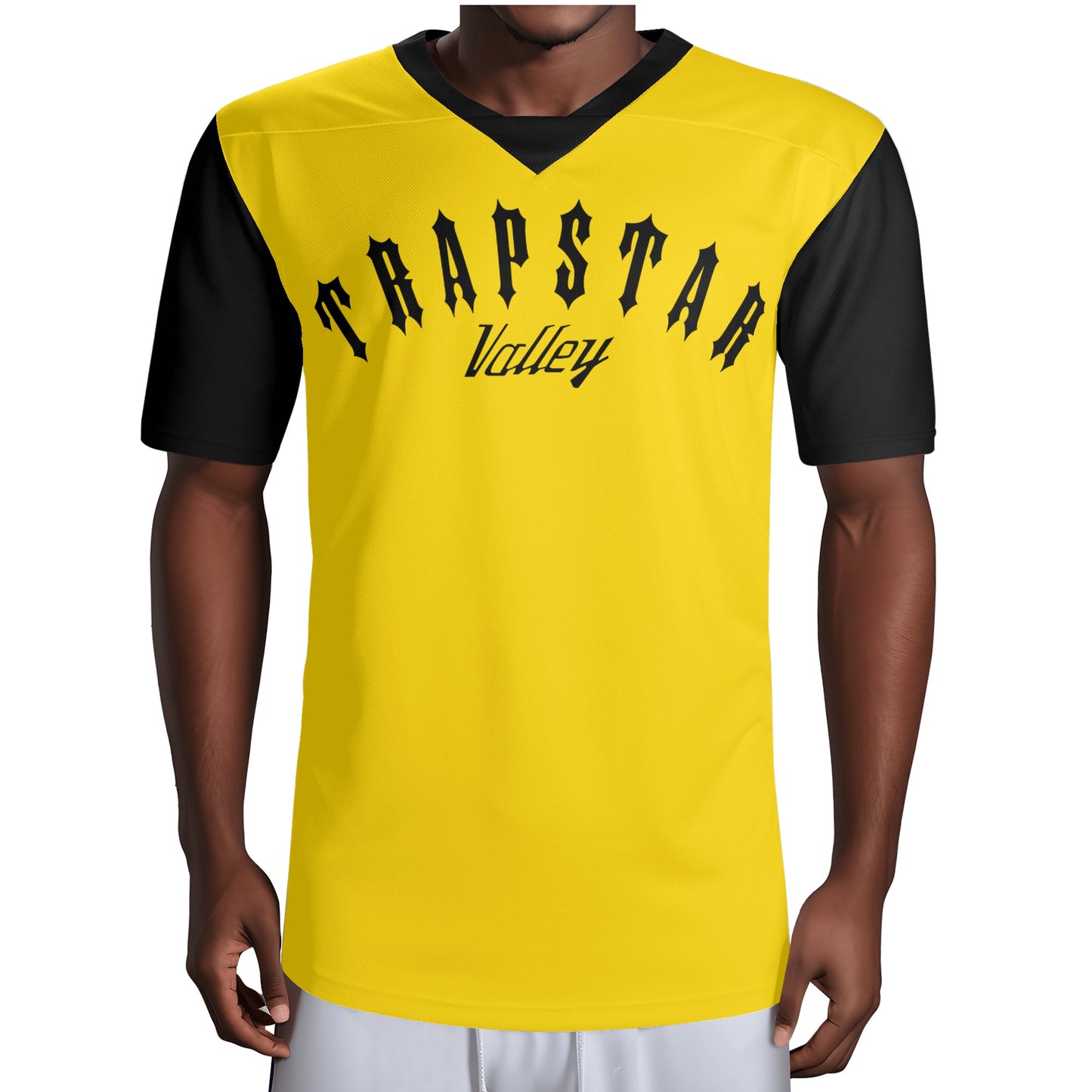 Trap Star Valley Raccoon Goon 2.0 Mens Gold Rugby Jersey