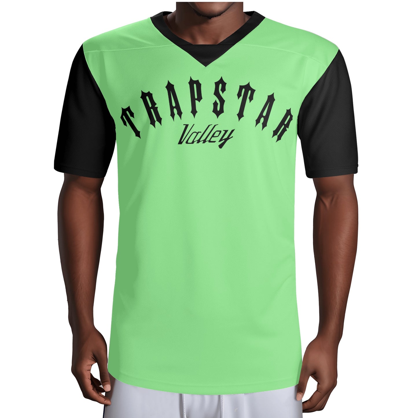 Trap Star Valley Raccoon Goon 2.0 Mens Mint Green Rugby Jersey