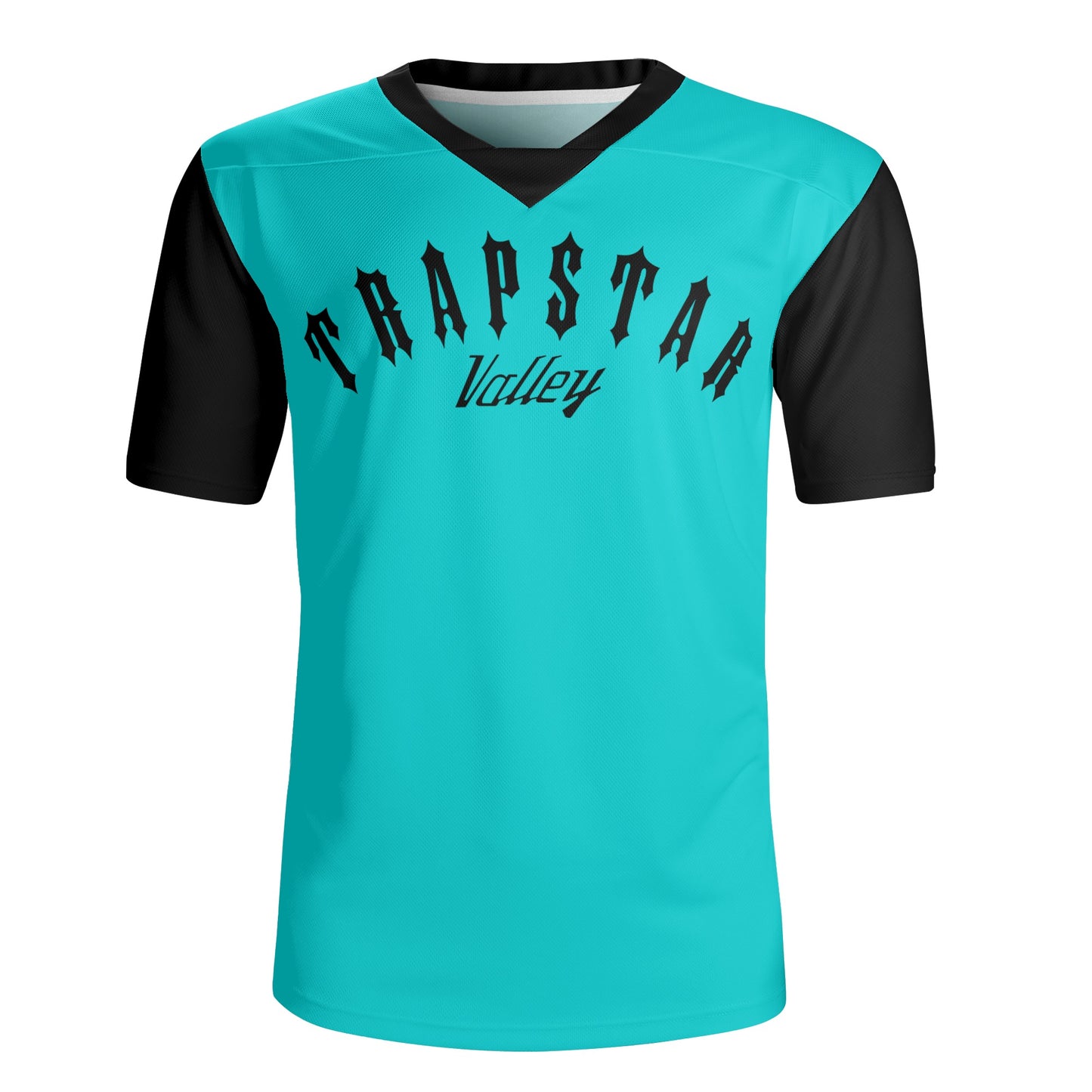 Trap Star Valley Raccoon Goon 2.0 Mens Turquiose Rugby Jersey