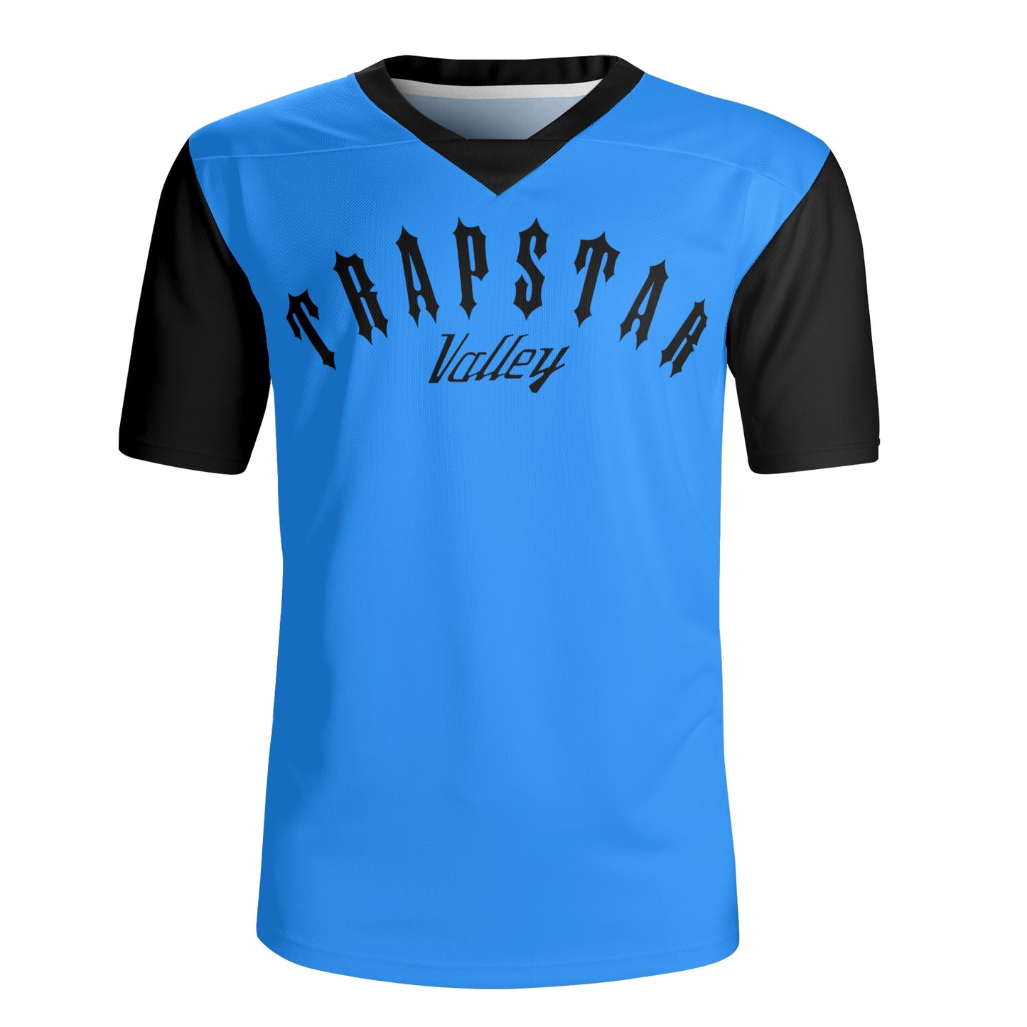 Trap Star Valley Raccoon Goon 2.0 Mens Blue Rugby Jersey