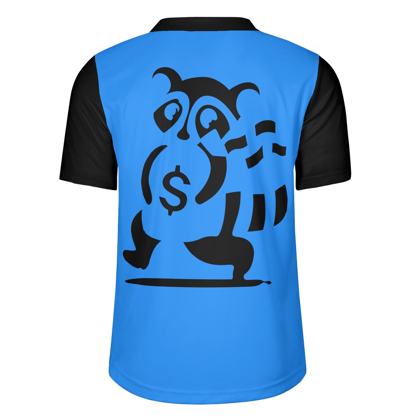 Trap Star Valley Raccoon Goon 2.0 Mens Blue Rugby Jersey