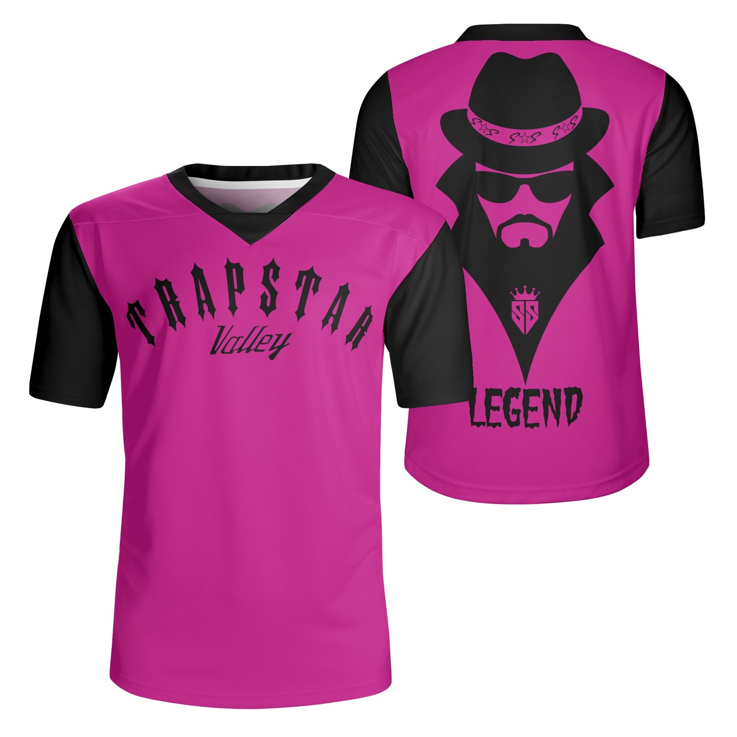 Trap Star Valley Legend 3.0 Mens Purple Rugby Jersey