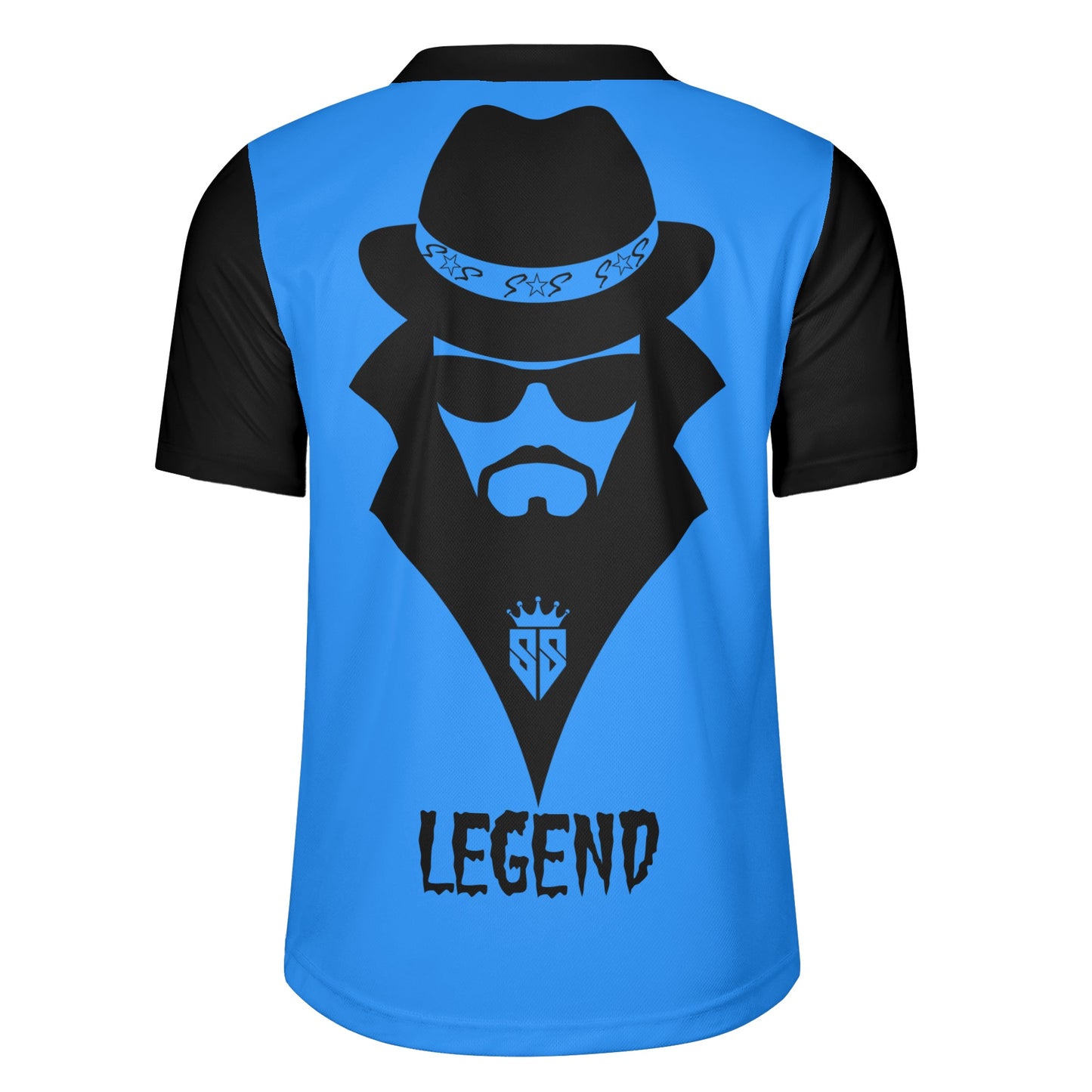 Trap Star Valley Legend 3.0 Mens Blue Rugby Jersey