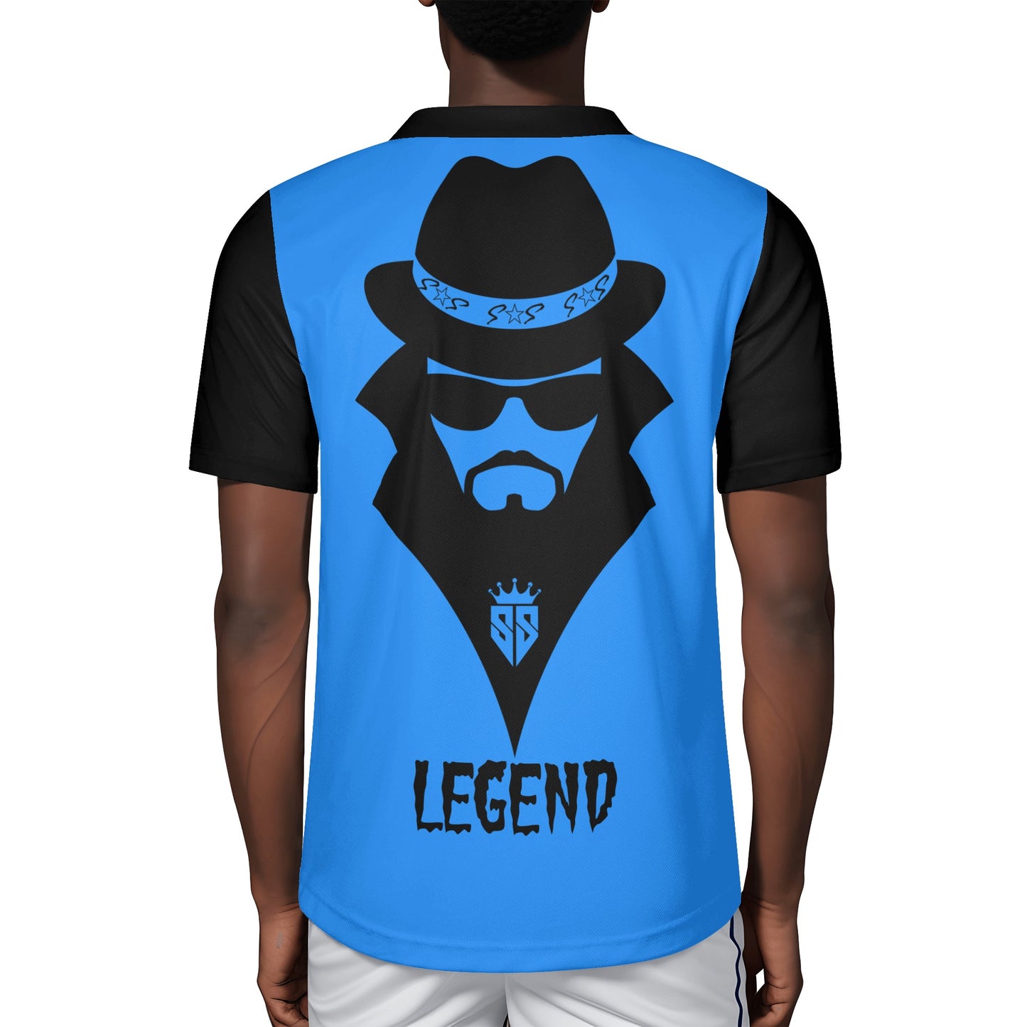 Trap Star Valley Legend 3.0 Mens Blue Rugby Jersey