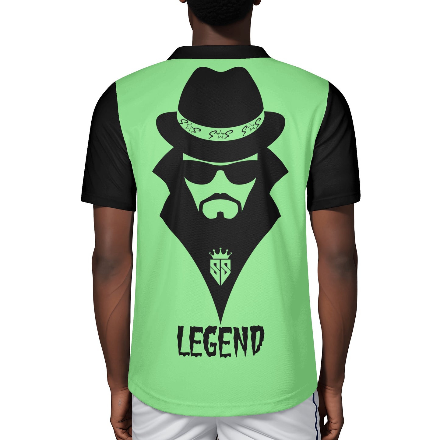 Trap Star Valley Legend 3.0 Mens Mint Green Rugby Jersey