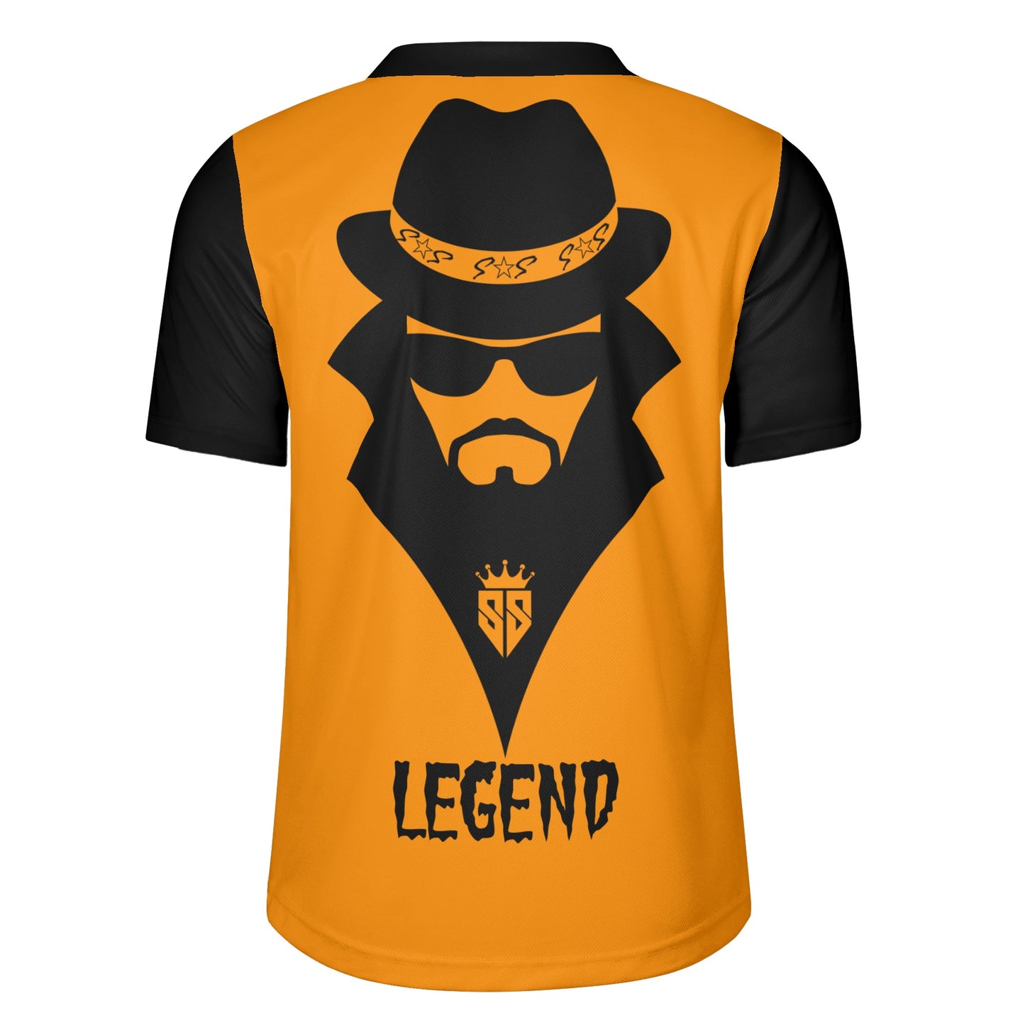 Trap Star Valley Legend 3.0 Mens Orange Rugby Jersey