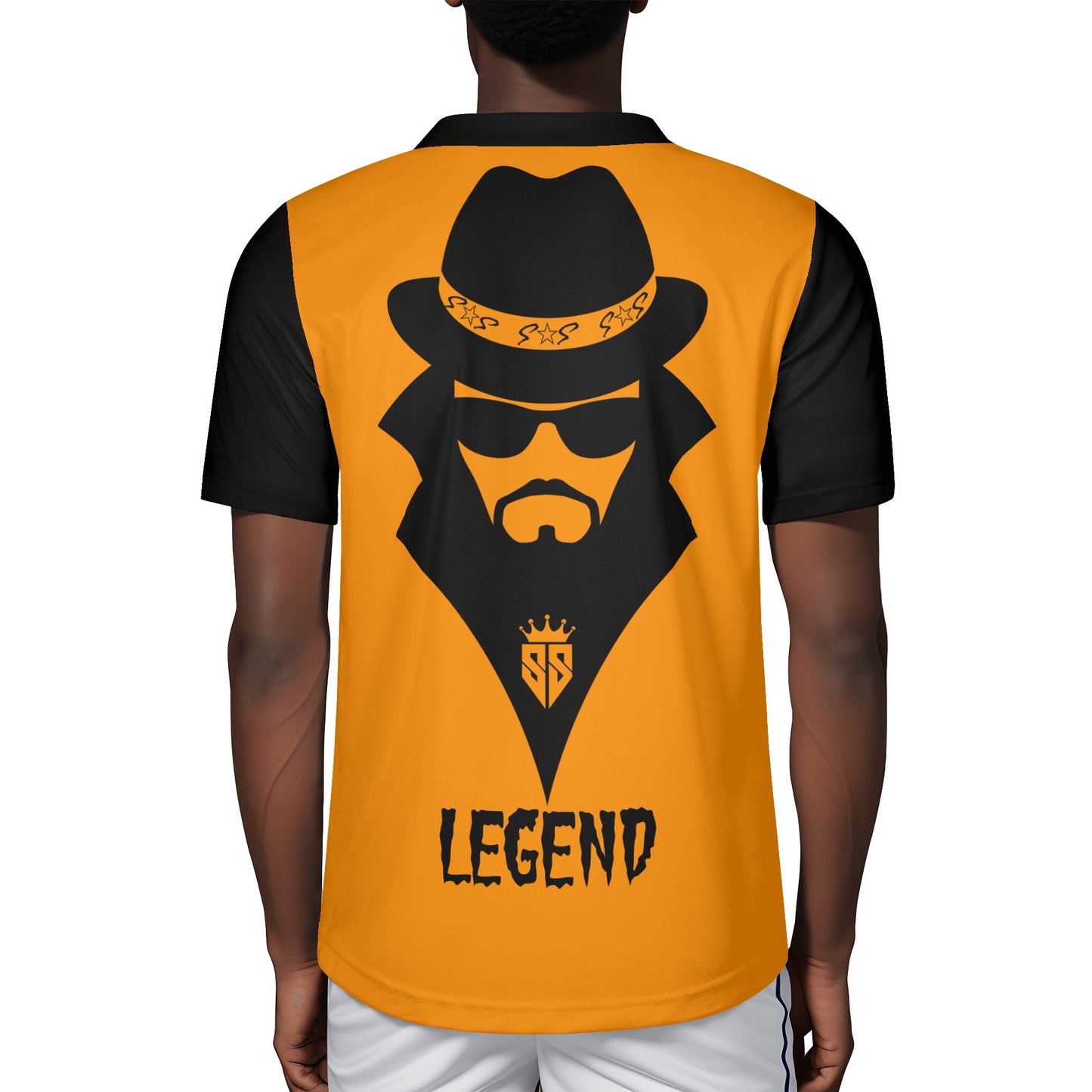 Trap Star Valley Legend 3.0 Mens Orange Rugby Jersey