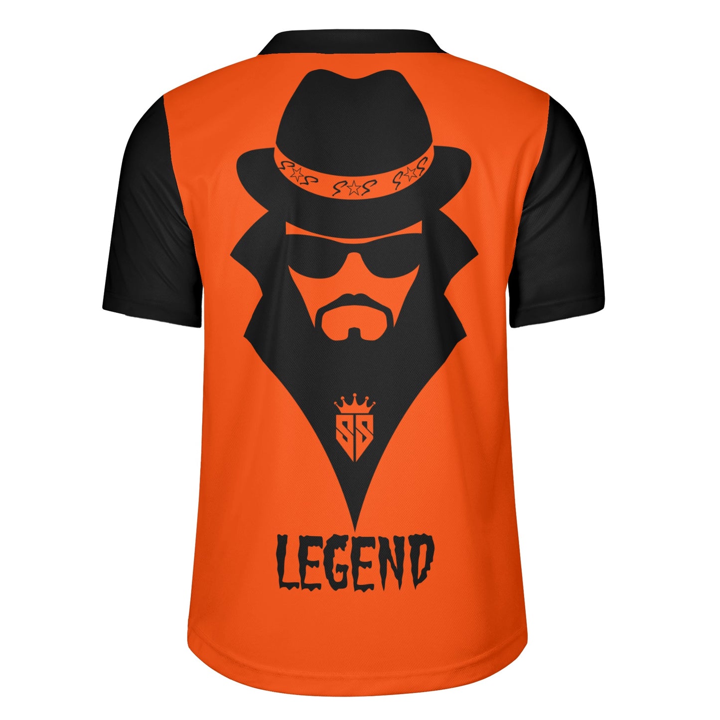 Trap Star Valley Legend 3.0 Mens Dark Orange Rugby Jersey