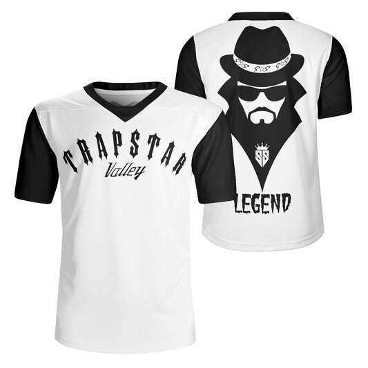 Trap Star Valley Legend 3.0 Mens White Rugby Jersey